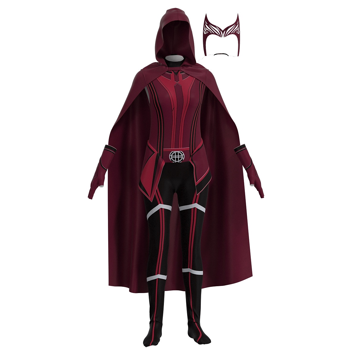 Scarlet Witch Wanda Django Maximoff Outfits Gemaskerd Bal Cosplay Kostuum feest Film cosplay for Dames Volwassenen Maskerade Vrijgezellenfeest 2025 - $65.99 –P11