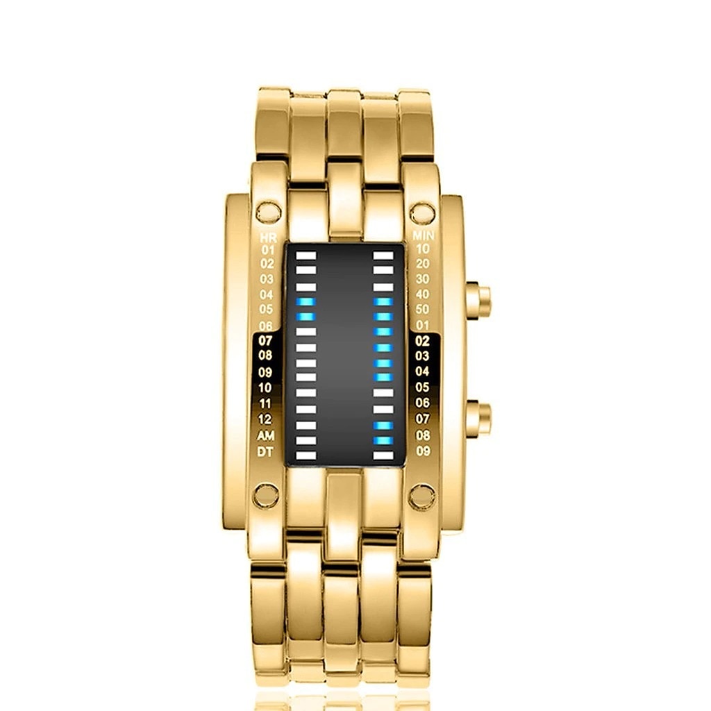 Digital Watch for Men Cool Fashion Wristwatch LED Light Stainless Steel Sports Bracelet Male Wrist Watch 2025 - $19.99 –P10