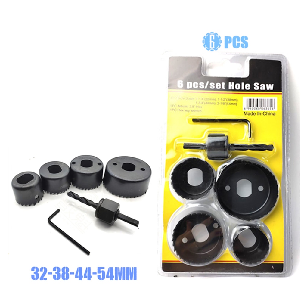 3-18Pcs Woodworking Hole Saw Set Drill Bit Carbon Steel 19-127mm Hole Cutter Set For Plasterboard Ceiling Wood Hole Saw Kit 2026 - $9.99 –P7