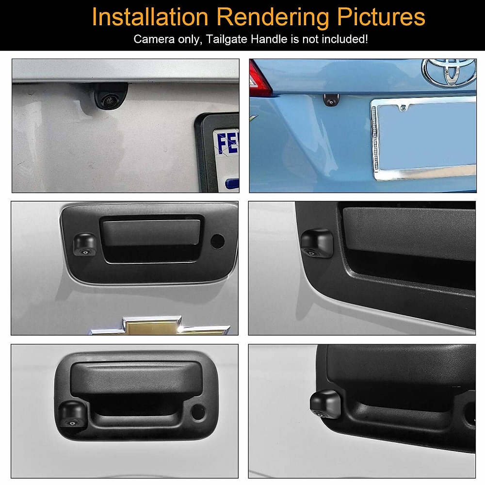 IP69K Waterproof Long Night Vision HD and Ultra Wide Angle Metal Reverse Rear View Backup Camera for Car Pickup Truck SUV RV Van Van Van 2025 - $23.99 –P5
