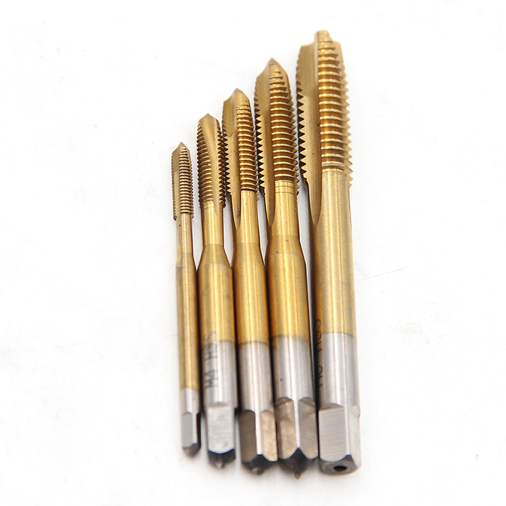 Straight Groove Tap M3-M8 High Speed Steel Tapping Internal Thread Hole Opener For Titanium-plated Screw Point Machine 2025 - $18.99 –P1