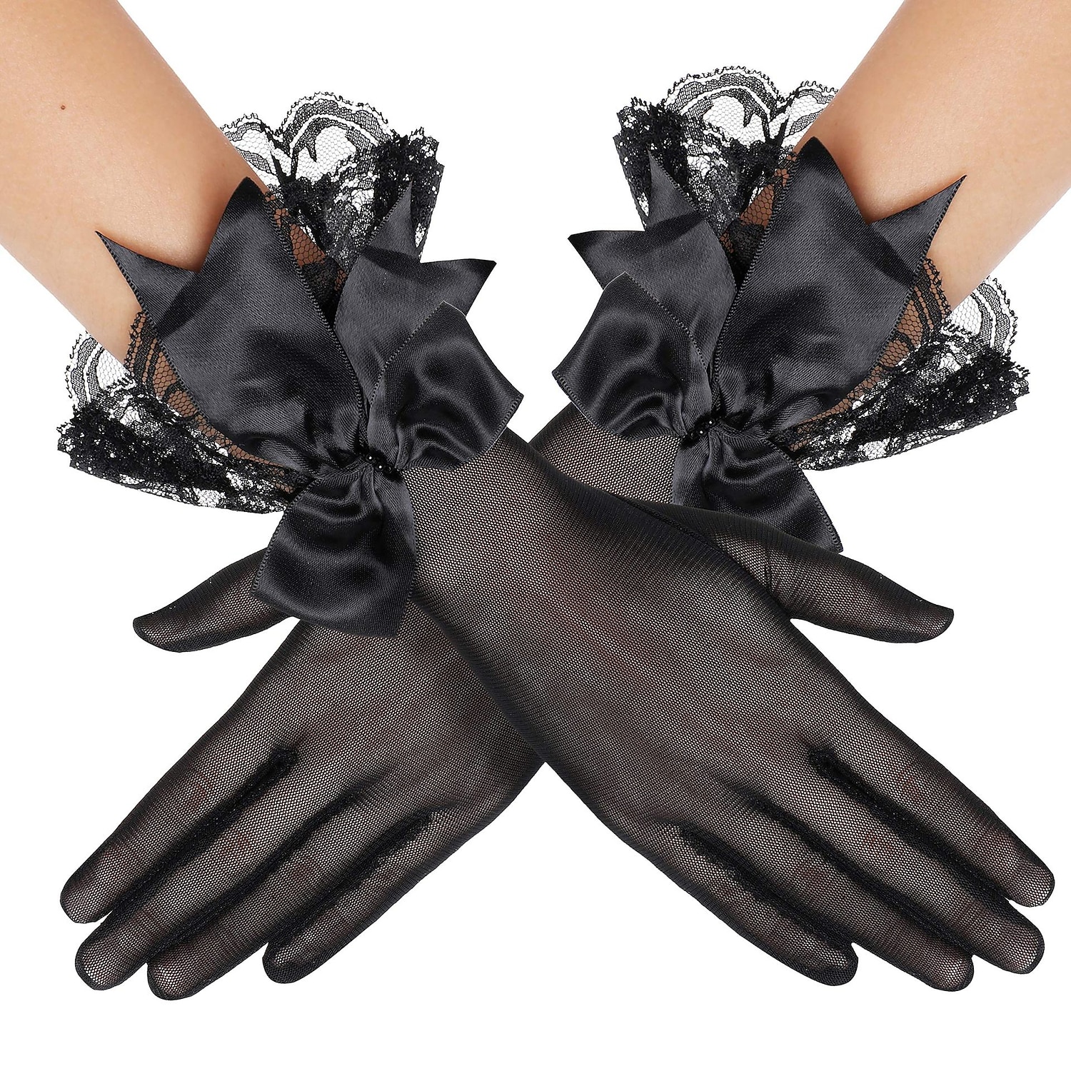 1950er Goldene Zwanziger 1920er Handschuhe Der große Gatsby Hochzeitsgast Damen Maskerade Party / Abend Hochzeitsempfang Junggesellinnenabschiedsparty Erwachsene Handschuhe 2025 - $13.99 –P2