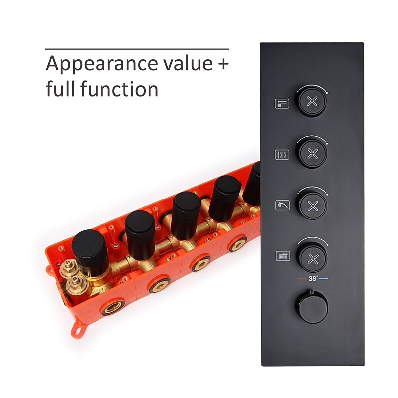Robinet de douche, système de pommeau de douche à effet pluie / ensemble de mitigeur thermostatique de 2025 ? $1457.99 –P9