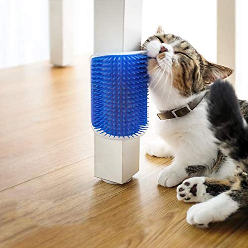 escova para gatos massagem para gatos de canto escova para pentear escova de gato esfrega o rosto com um pente de cócegas produto para gatos dropshipping de 2025 por $9.99 -P2
