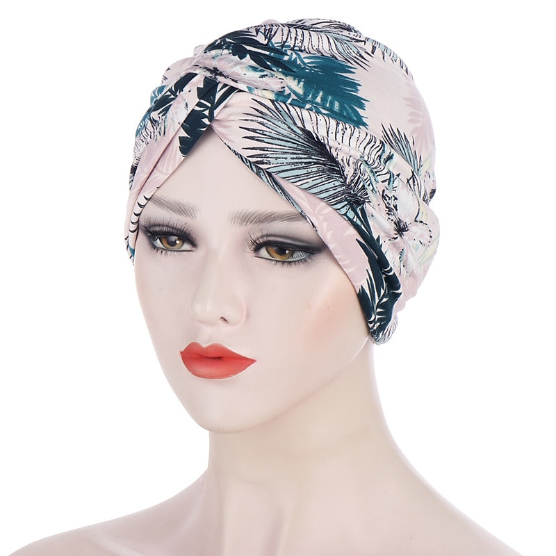 kvinner muslim daglig turban folding kors knyttet hår skjerf elastisk hodeplagg hodeplagg bandanaer dame hår hatter lue håravfall tilbehør 2025 - $3.99 –P10