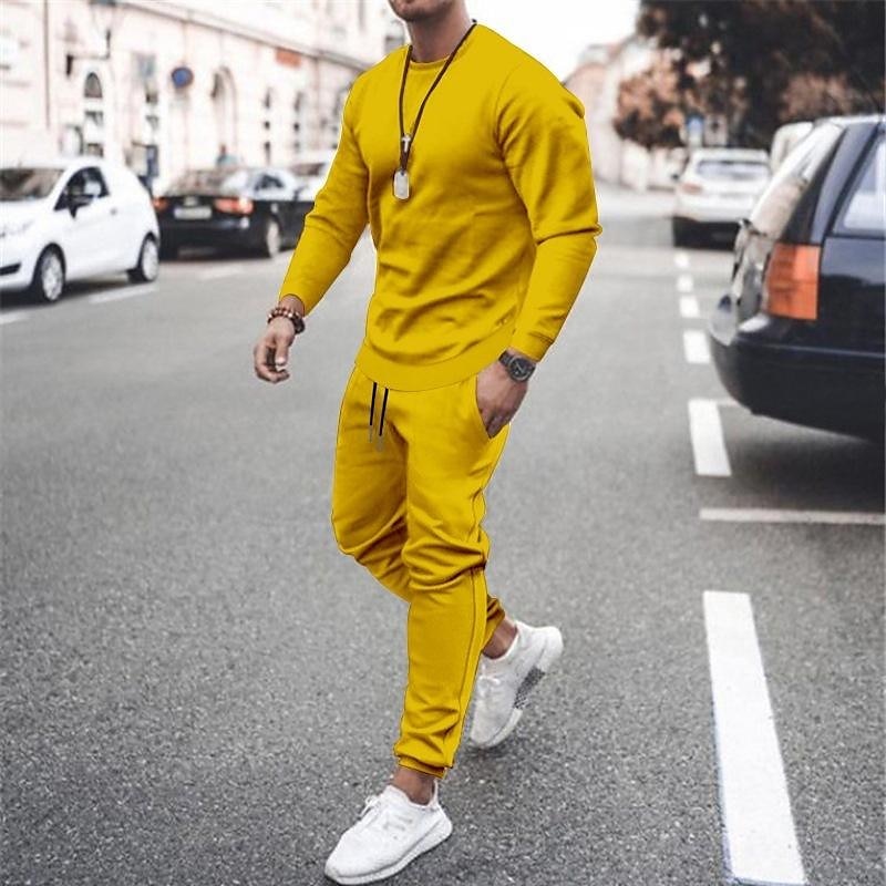 Light yellow online sweatsuit