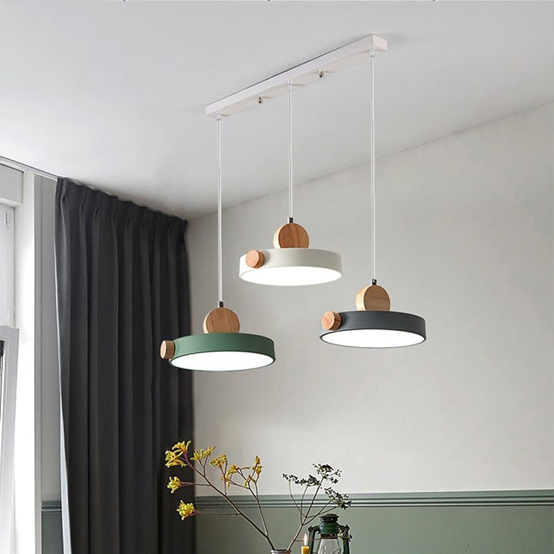 50cm lampada a sospensione grappolo design linea design forme geometriche lampada a sospensione metallo stile artistico stile moderno metallo verniciato finiture led stile nordico 85-265v del 2025 a $279.99 –P2
