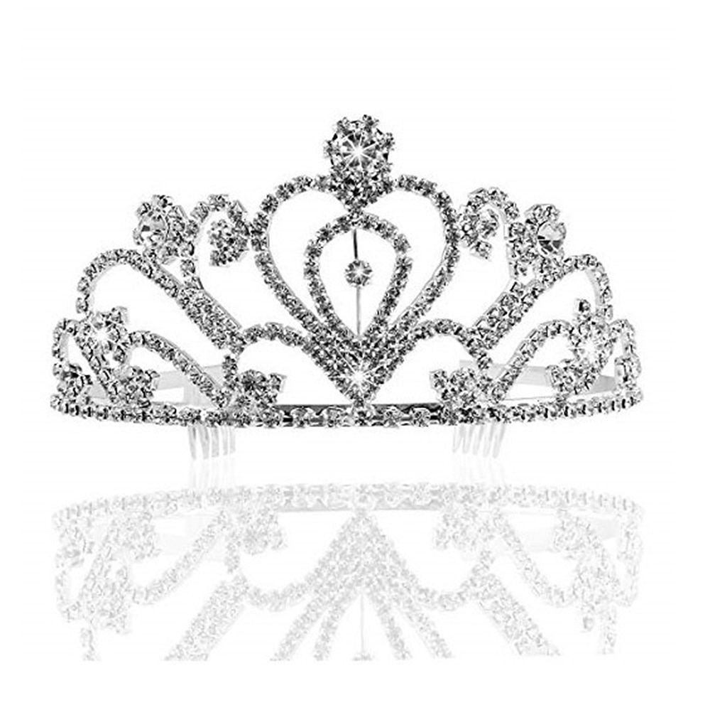 didder argento diadema di cristallo corone per le donne ragazze elegante principessa corona con pettini diademi per le donne da sposa da sposa prom compleanno cosplay costumi di halloween accessori del 2026 a $13.62 –P3