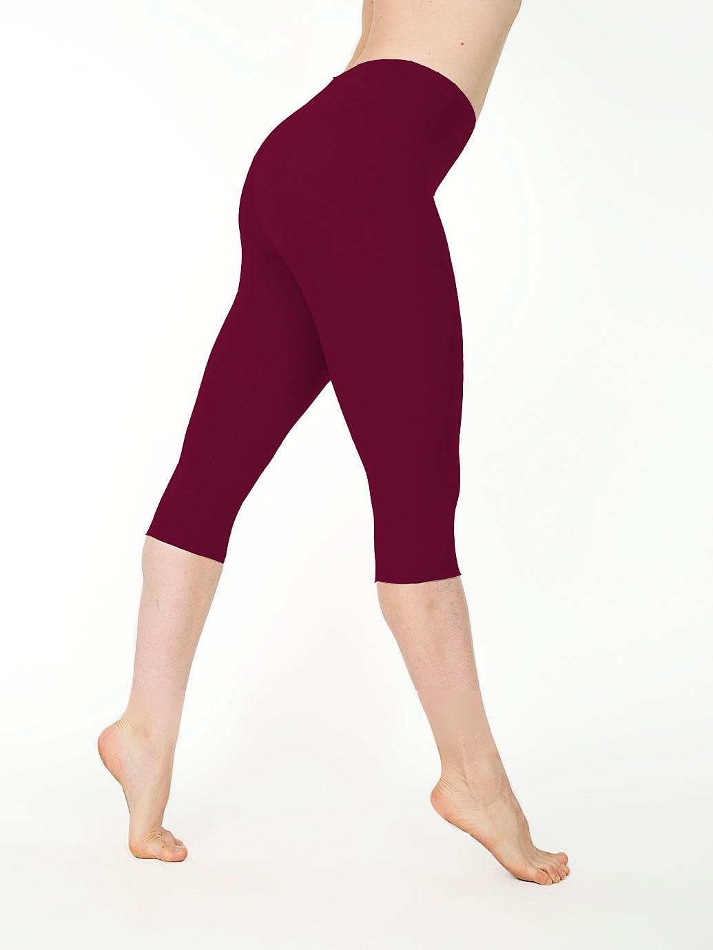 Per donna Ghette Pantaloni da yoga Sollevamento glutei Controllo addominale Vita Alta Allenamento in Palestra Corsa Fitness Leggings Capri Pantaloni Tinta unica Grigio scuro Nero Bianco Gli sport del 2026 a $10.49 –P11
