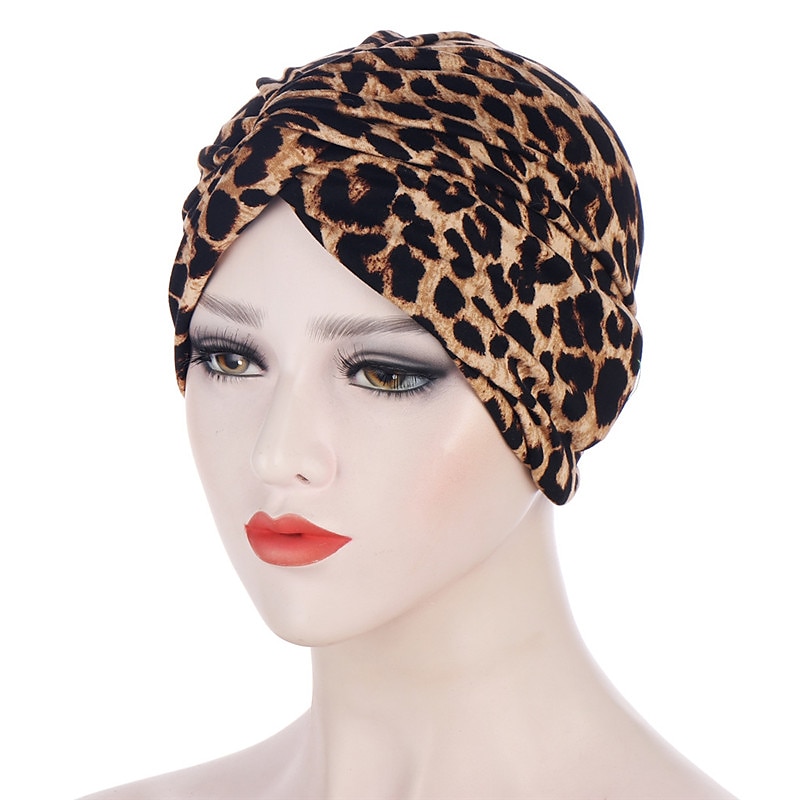 kvinner muslim daglig turban folding kors knyttet hår skjerf elastisk hodeplagg hodeplagg bandanaer dame hår hatter lue håravfall tilbehør 2025 - $3.99 –P5