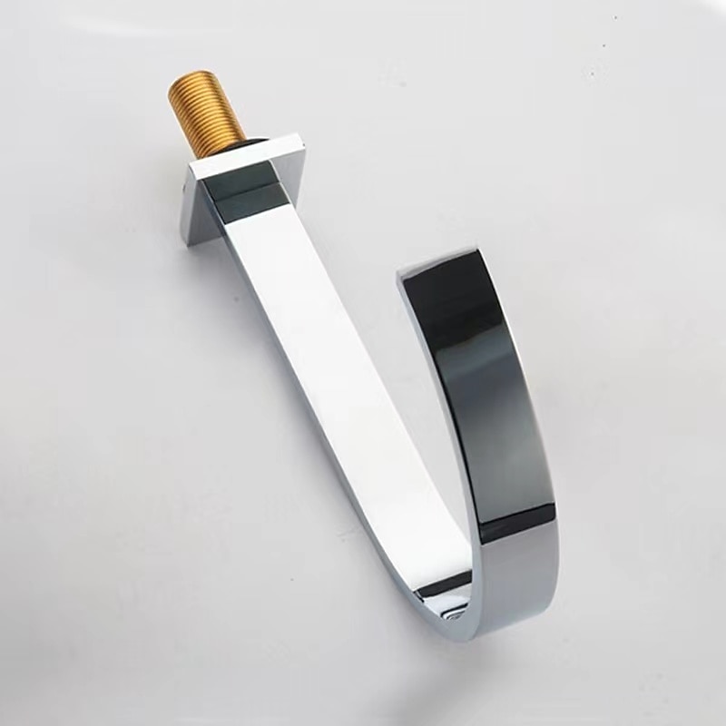 βρύση μπανιέρας κατάστρωμα πολλαπλών οπών τοποθετημένο με χέρι ντους, μπρούτζινη βρύση πλήρωσης μπανιέρας 5 τρύπες 3 λαβή χρωμίου 2025 - $242.99 –P8