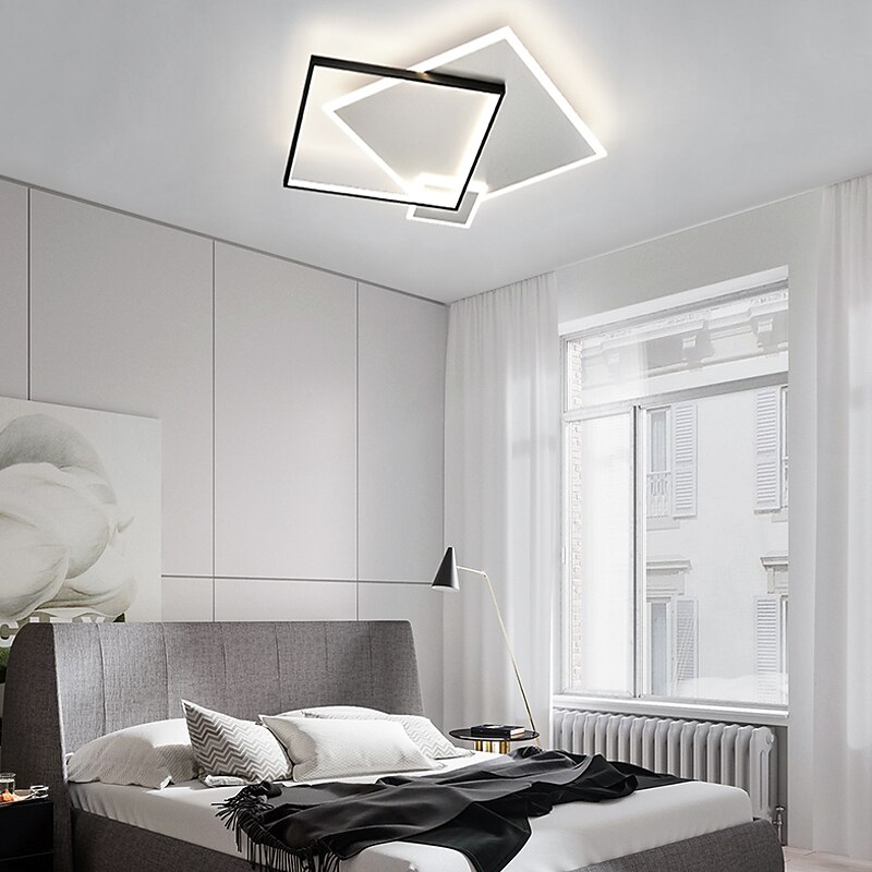 50cm ściemniane geometryczne kształty lampy sufitowe aluminium stylowe malowane wykończenia współczesny nowoczesny 220-240v 2025 - $253.79 –P7