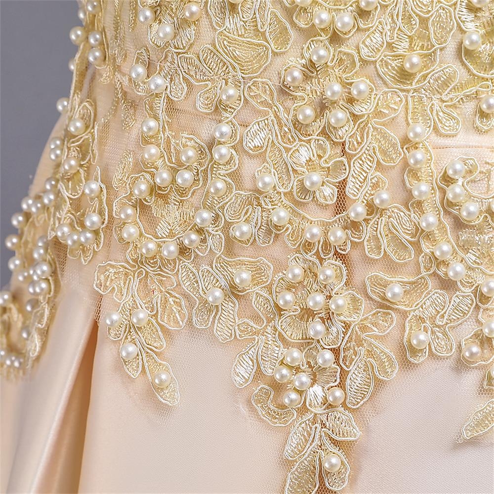 Blumenmädchenkleid Mädchen Kleid Abendkleid Party Kleid Hochzeit Party Besondere Anlässe Kuschelig Prinzessin Bestickt Schleife Einfarbig Ärmellos Rundhalsausschnitt Weiß Champagner 4-13 Jahre 2025 - $44.99 –P6