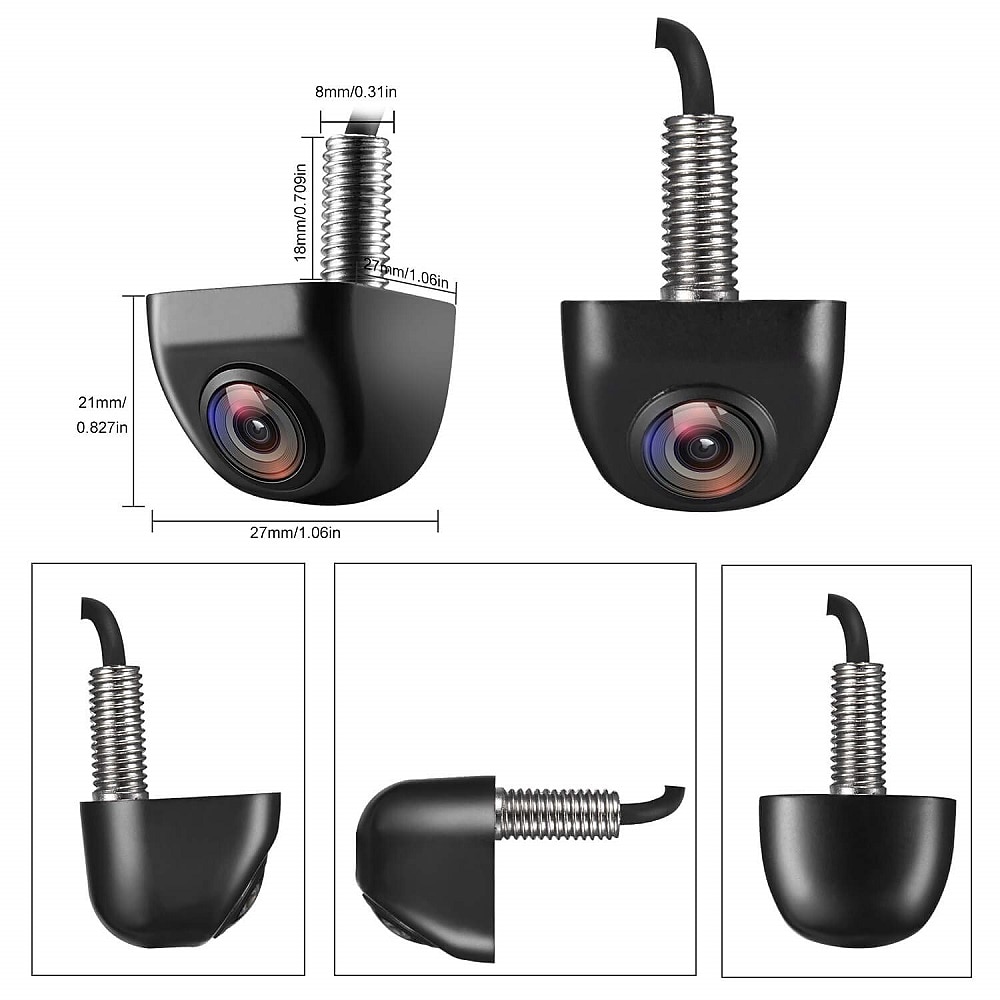 IP69K Waterproof Long Night Vision HD and Ultra Wide Angle Metal Reverse Rear View Backup Camera for Car Pickup Truck SUV RV Van Van Van 2025 - $23.99 –P4