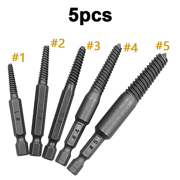 6pc Broken Wire Extractor Screw Extractor Hexagonal Handle Extractor Tool Broken Head Screw To Take Out Broken Wire 2025 - $12.99 –P14