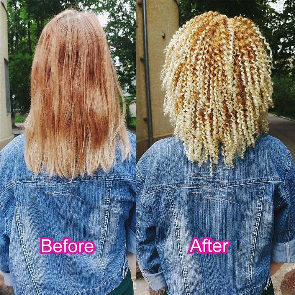 marlybob плетение волос крючок косы афро кудрявые вьющиеся вязание крючком косы страсть твист органические волосы тресс для наращивания волос 2026 - $35.99 –P6