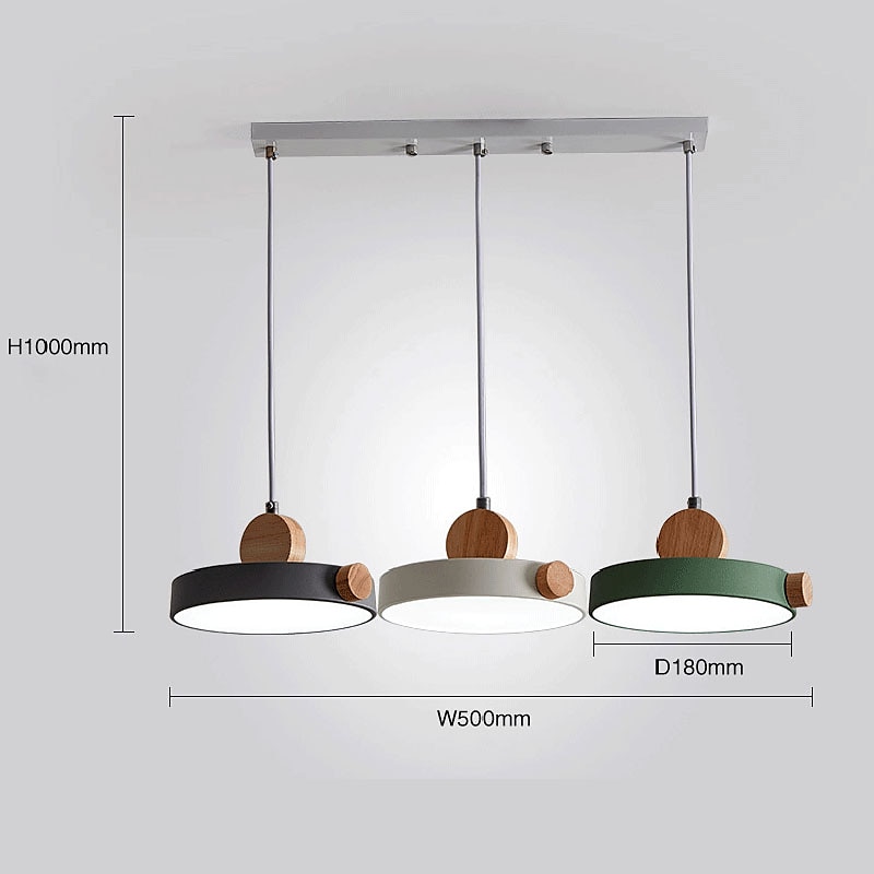 50cm lampada a sospensione grappolo design linea design forme geometriche lampada a sospensione metallo stile artistico stile moderno metallo verniciato finiture led stile nordico 85-265v del 2025 a $279.99 –P4