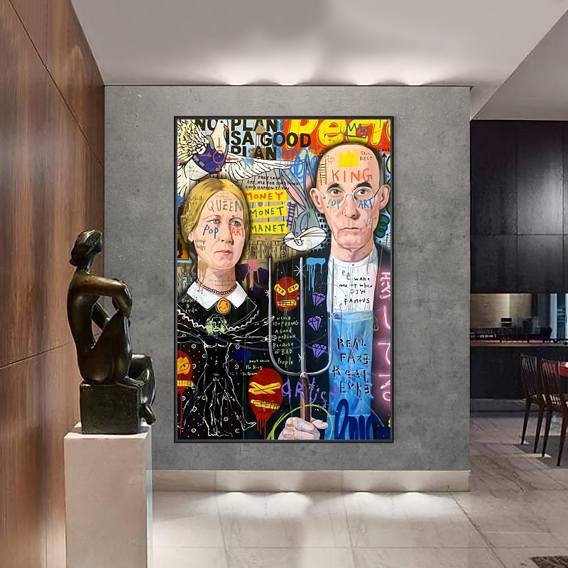 Ręcznie malowane obraz olejny wall street art mężczyźni i kobiety home decoration decor walcowane płótno bez ramki nierozciągnięte; 2026 - $948.49 –P6