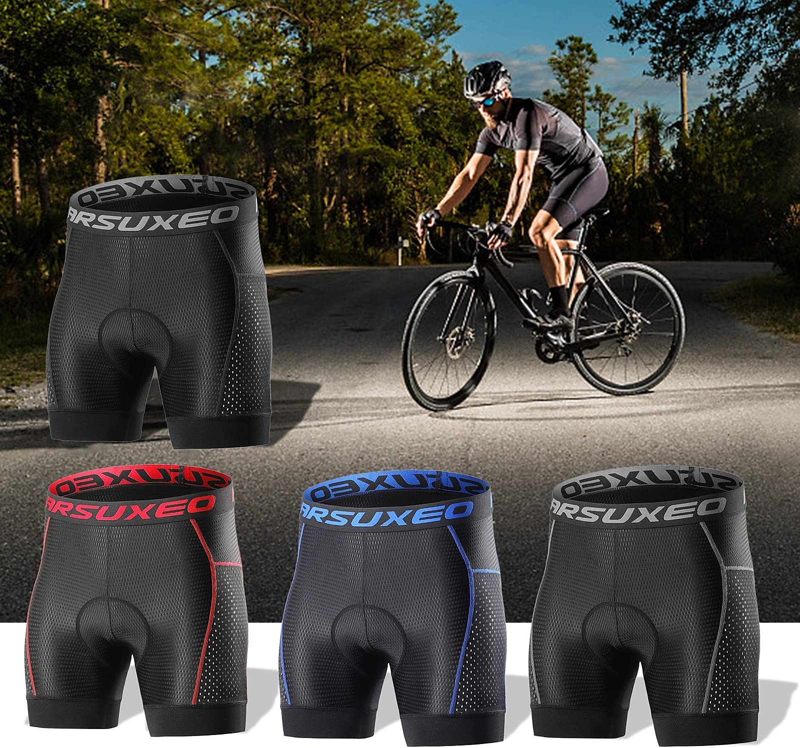 Hombre Pantalones cortos de ciclismo de carretera Culotte Ciclismo