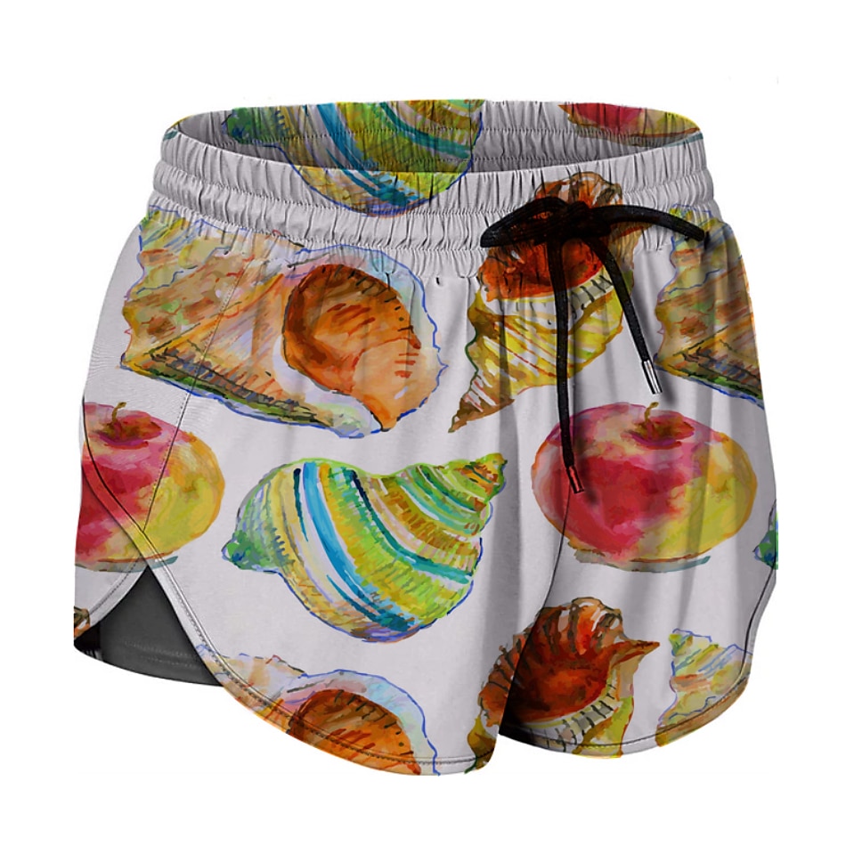 Femme Short Running Course Shorts de Gym Shorts de Yoga 2 en 1 avec poche téléphone Doublure Bas Athlétique Automne Respirable Séchage rapide Doux Yoga Aptitude Exercice Physique Tenue de sport de 2025 ? $12.99 –P17