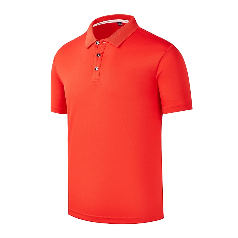 Herre POLO T-skjorte Golf skjorte utendørs Avslappet Polokrage Klassisk Kortermet Mote Fritid Helfarge Knapp foran Knapp ned Vår sommer Normal Svart Hvit Gul Rød Blå Grå POLO T-skjorte 2025 - $7.99 –P3
