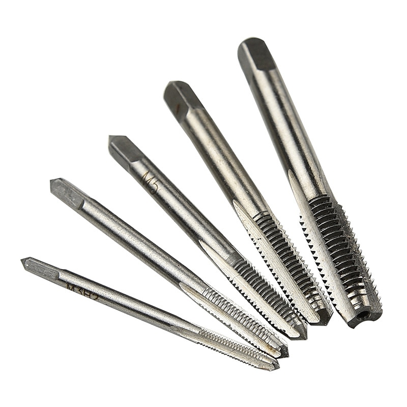 Roulement de taraud en acier pointe conique main droite cannelure droite taraud m3-m12 pour le travail des métaux outil de filetage d'usinage de moules de 2025 ? $8.99 –P5