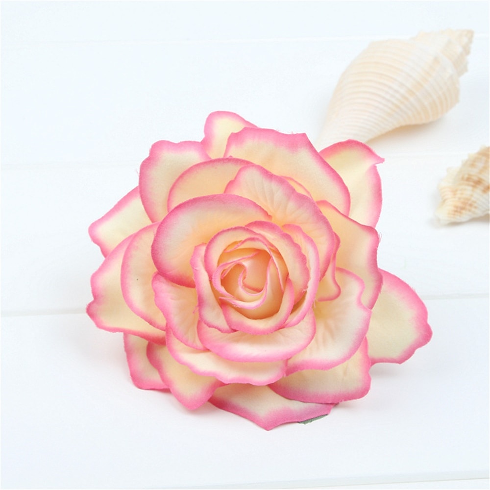 flocage tissu rose pinces à cheveux tissu cheveux accessoires riche rose pinces à cheveux mariage mode fleur pinces à cheveux bord clips de 2025 ? $6.99 –P19