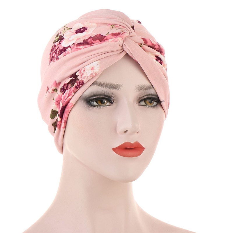 kvinner muslim daglig turban folding kors knyttet hår skjerf elastisk hodeplagg hodeplagg bandanaer dame hår hatter lue håravfall tilbehør 2025 - $3.99 –P7