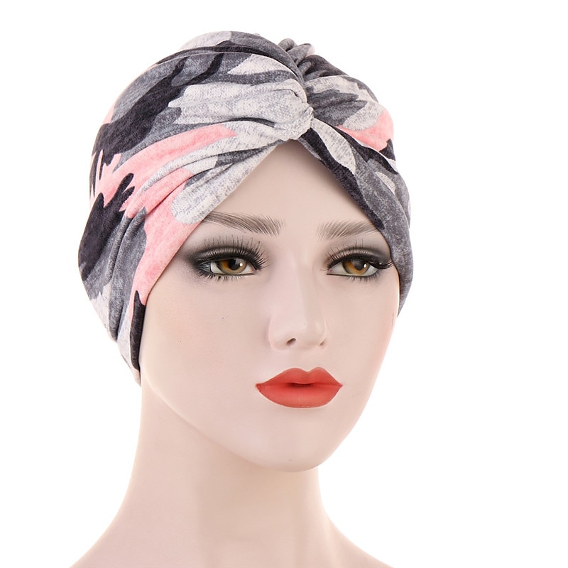 kvinner muslim daglig turban folding kors knyttet hår skjerf elastisk hodeplagg hodeplagg bandanaer dame hår hatter lue håravfall tilbehør 2025 - $3.99 –P6