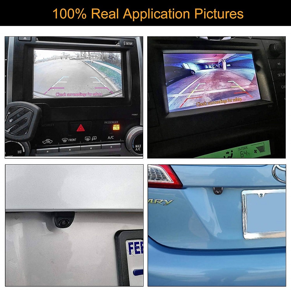 IP69K Waterproof Long Night Vision HD and Ultra Wide Angle Metal Reverse Rear View Backup Camera for Car Pickup Truck SUV RV Van Van Van 2025 - $23.99 –P6