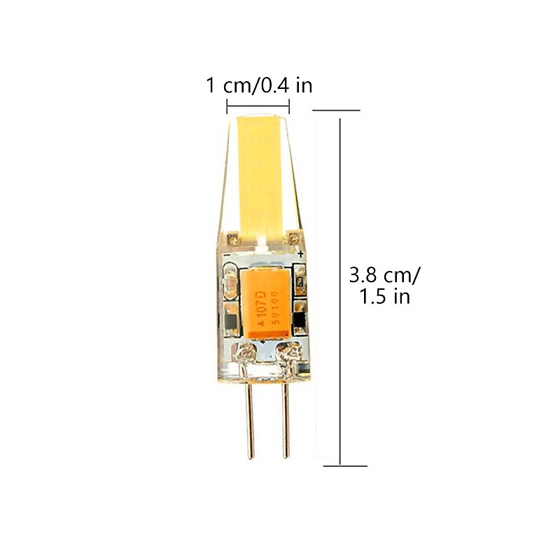 5pcs 5W 300lm G4 LED Bi-pin Light Bulb T3 JC Type COB Chip Warm Cold White for Under Cabinet Light Ceiling Lights (50W Halogen Equivalent) AC/DC12-24V 2025 - $15.49 –P1