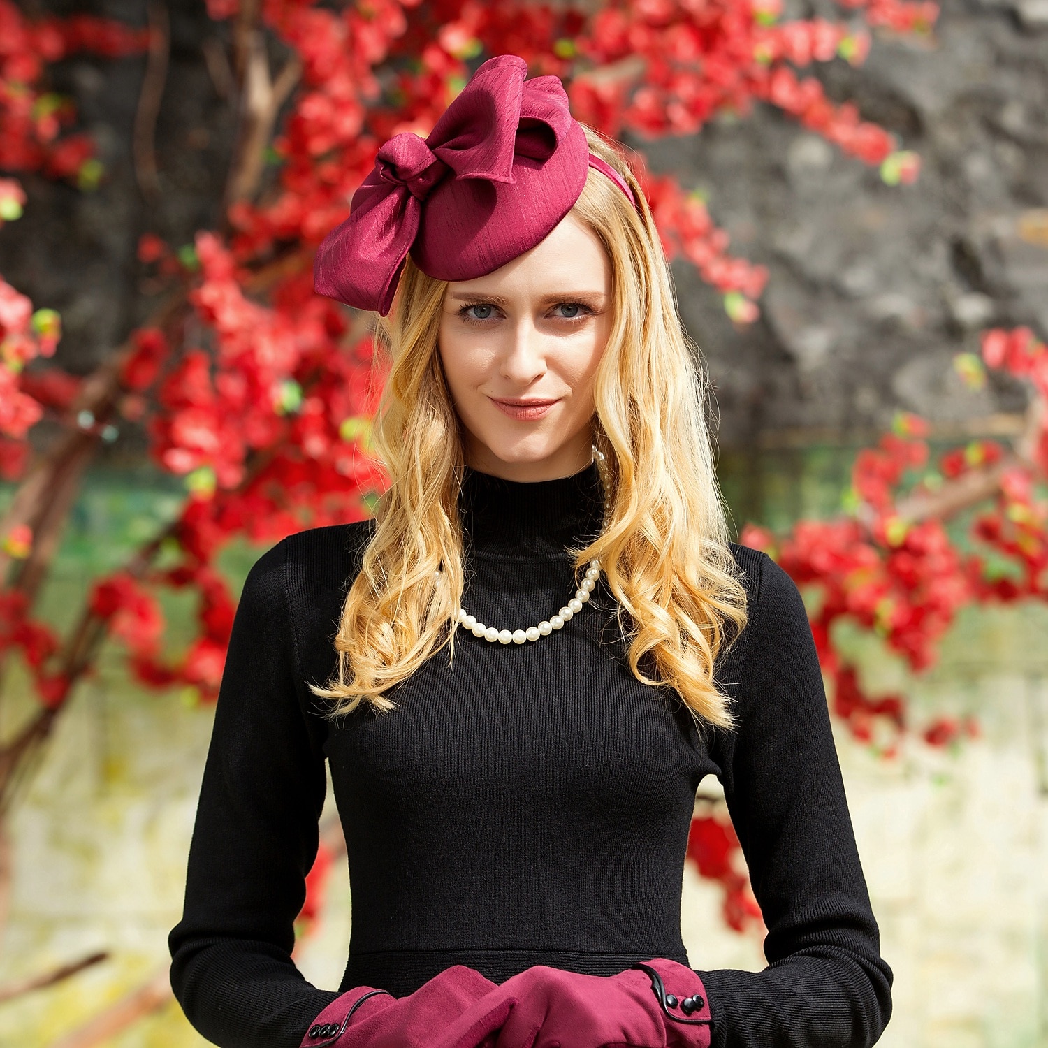 Kentucky Derby-hatt / Hodeplagg med Sateng Sløyfeknute 1 stk Avslappet / Melbourne Cup Hodeplagg 2025 - $28.99 –P4