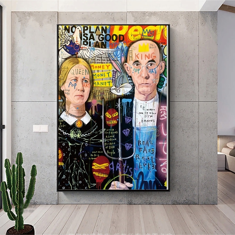 Ręcznie malowane obraz olejny wall street art mężczyźni i kobiety home decoration decor walcowane płótno bez ramki nierozciągnięte; 2026 - $948.49 –P3
