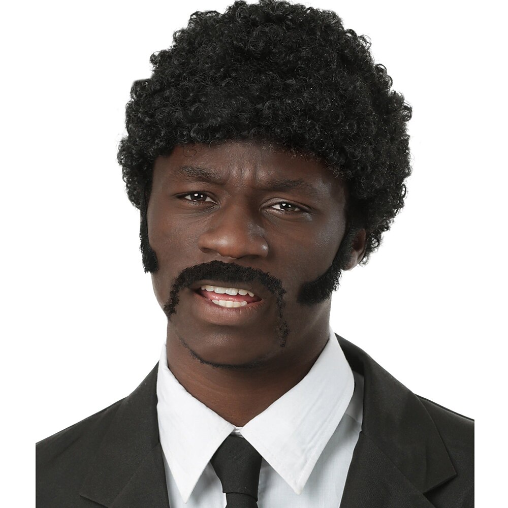 perruque adulte jules winnfield de pulp fiction fun s perruques de carnaval de 2025 ? $24.99 –P2