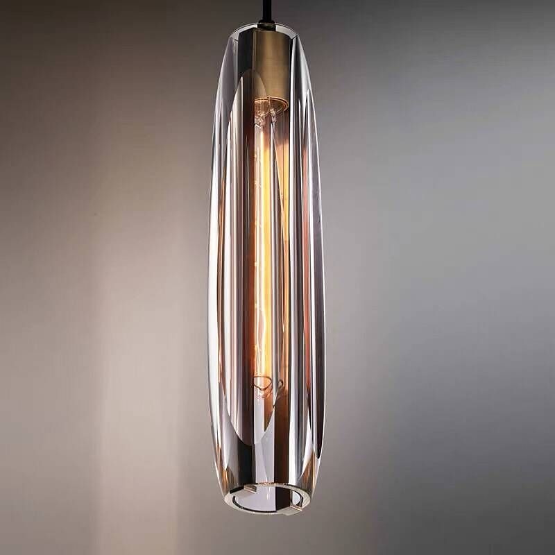 8cm Pendant Lantern Design Line Design Geometric Shapes Pendant Light Copper Artistic Style Modern Style Stylish Brass Artistic Modern 85-265V 2025 - $249.99 –P4