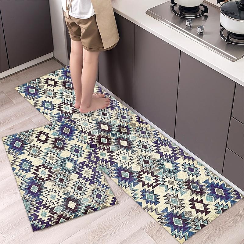 MACHINE WASHABLE RUGS AND RUNNERS SOFT NON-SLIP LIVING ROOM KITCHEN MATS