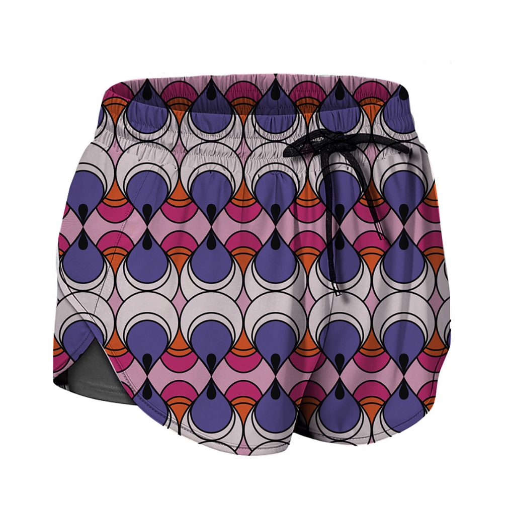 Femme Short Running Course Shorts de Gym Shorts de Yoga 2 en 1 avec poche téléphone Doublure Bas Athlétique Automne Respirable Séchage rapide Doux Yoga Aptitude Exercice Physique Tenue de sport de 2025 ? $12.99 –P19