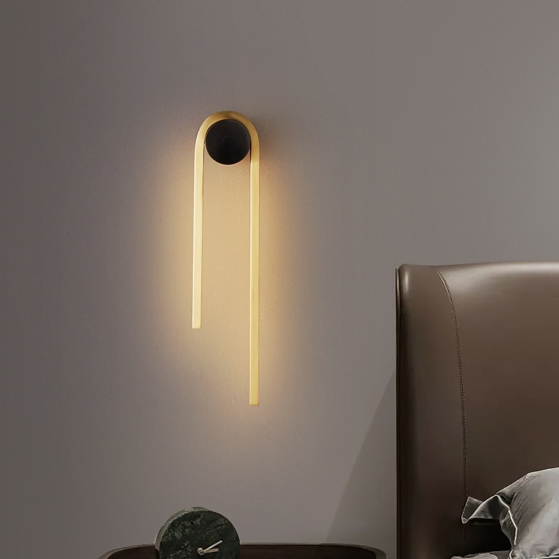 aplice led stil nordic aplice interior living dormitor cupru 2025 - $199.99 –P1