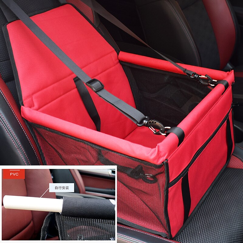 Chat Chien Housse pour Siège de Voiture Etanche Portable Pliable Couleur Pleine Textile Noir Rouge Rose de 2025 ? $49.99 –P9
