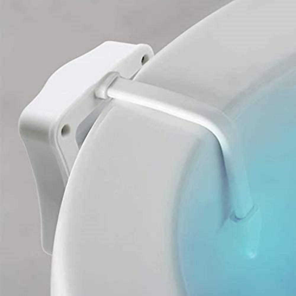 lumină de noapte pentru toaletă senzor de mișcare pir lumini pentru toaletă led lampă de noapte pentru toaletă 16/8 culori iluminare vas de toaletă pentru baie toaletă 2025 - $7.49 –P4