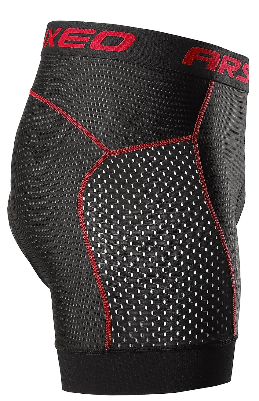 Herren Einfarbig Fahrrad Unterwäsche Fahhrad Gepolsterte Shorts / Chamois Mountainbike MTB Straßenradsport Sport 3D-Polster Radfahren Schnelltrocknend Feuchtigkeitsableitend Schwarz Rot Bekleidung 2026 - $35.99 –P13