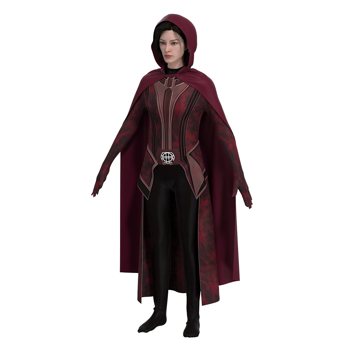 Scarlet Witch Wanda Django Maximoff Outfits Gemaskerd Bal Cosplay Kostuum feest Film cosplay for Dames Volwassenen Maskerade Vrijgezellenfeest 2025 - $65.99 –P3