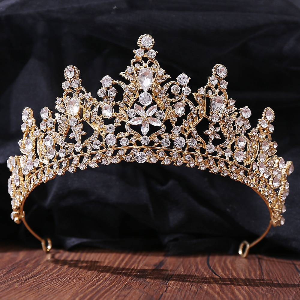 Krone Tiara Hodebånd Rhinestone Legering Bryllup Fest  Kveld Retro Sjømat Med Krystall  Rhinestone Delt Felles Hodeplagg Hodeplagg kjoler å imponere 2025 - $34.99 –P5