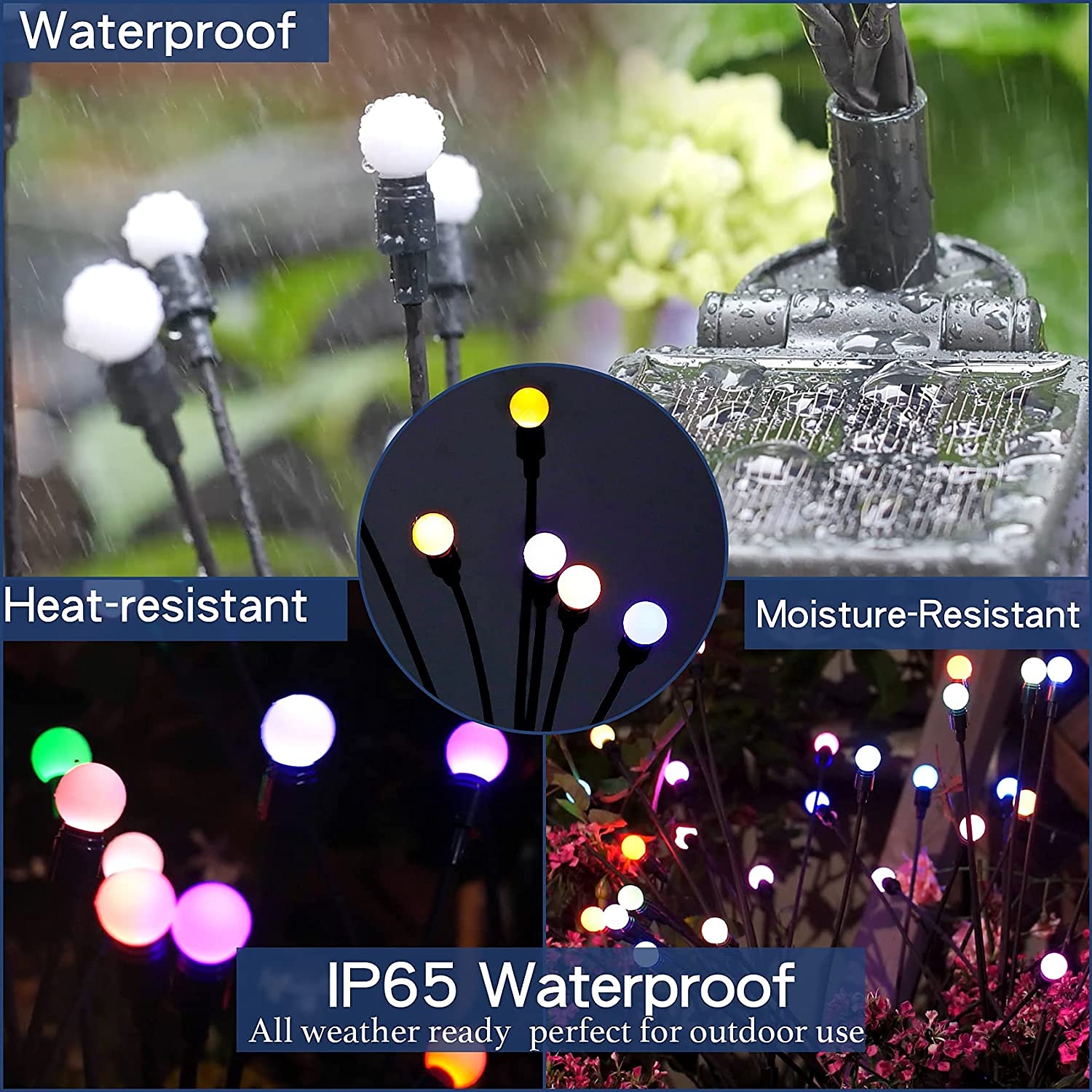 2ks solární zahradní světla starburst kymácející se aktualizační světla 10 led solární led světlo venkovní zahradní světla ohňostroj světluška kymácející se světlo krajinářské osvětlení pro cestu 2025 - $15.99 –P5