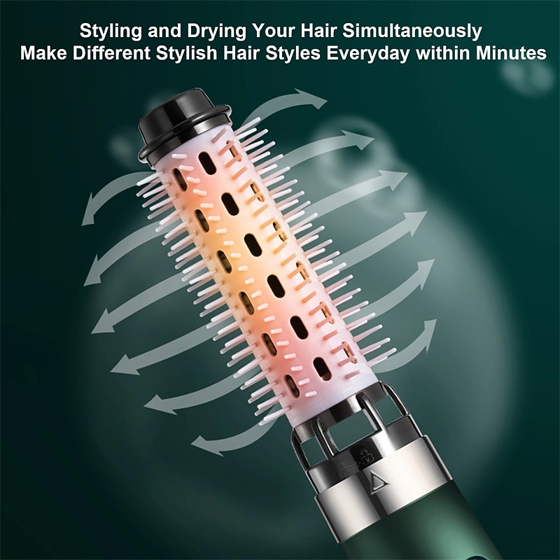 Blow Dryer with Comb Hair Dryer Comb Hot Air Curling For Hair Roller  Ionic Hair Straightening Brush Quick Professional Brush Dry Hair Curler Curling Iron Valentine's Day Gift 2026 - $38.99 –P3