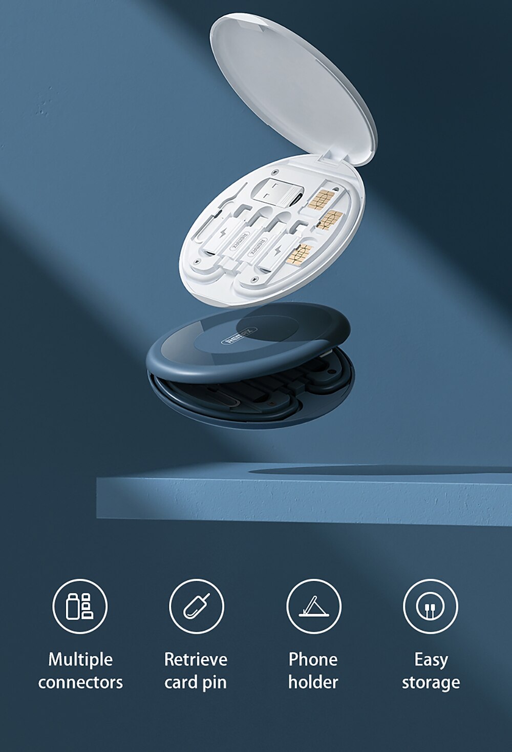 1 упаковка remax usb-адаптер, кабель для хранения, конвертер, многотипный преобразователь линии зарядки, молния, тип c, инструмент для передачи микроданных, содержит слот для sim-карты, лоток для извлечения штифта, используемый в качестве держателя телефо 2025 - $18.99 –P2