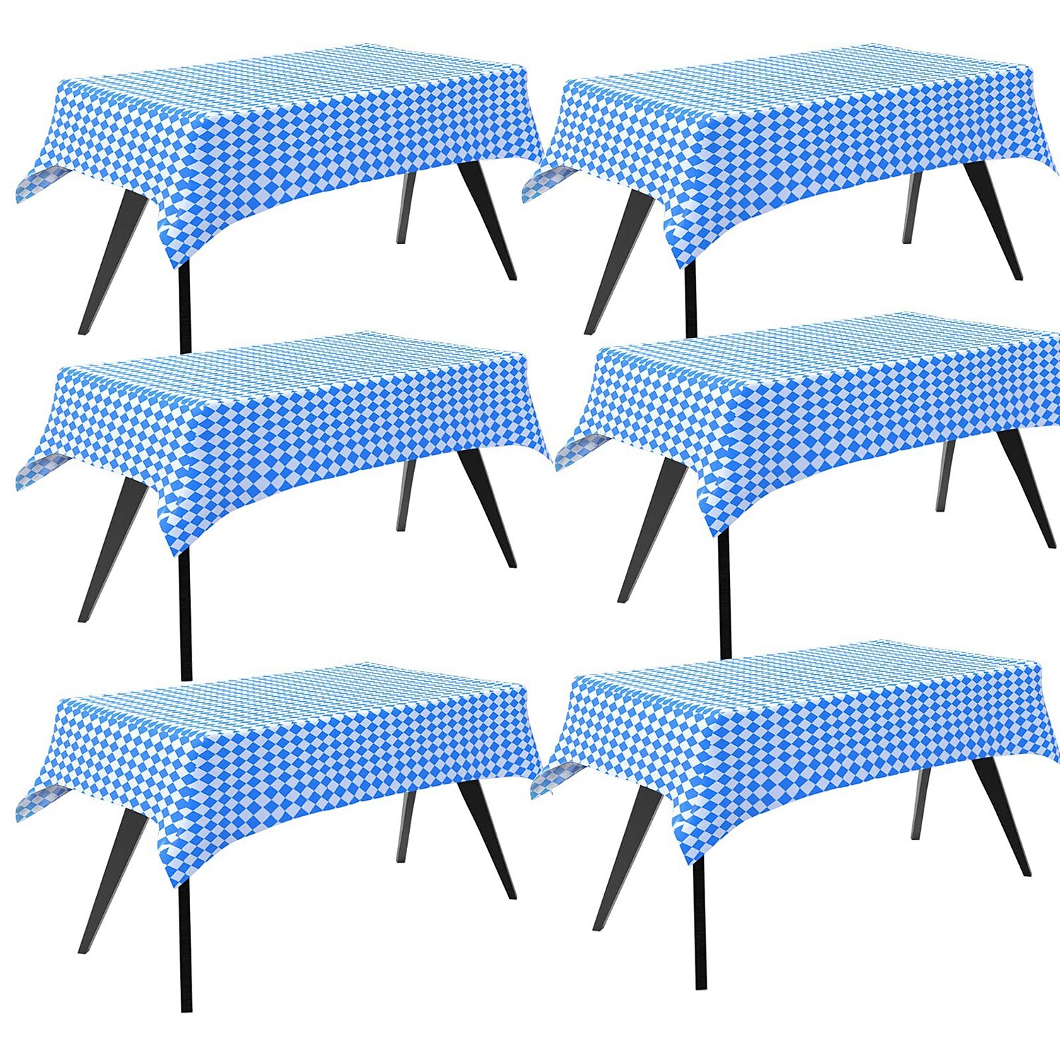 německý oktoberfest ubrus bavorský oktoberfest modrobílý kostkovaný ubrus pe ubrus 2025 - $9.49 –P5