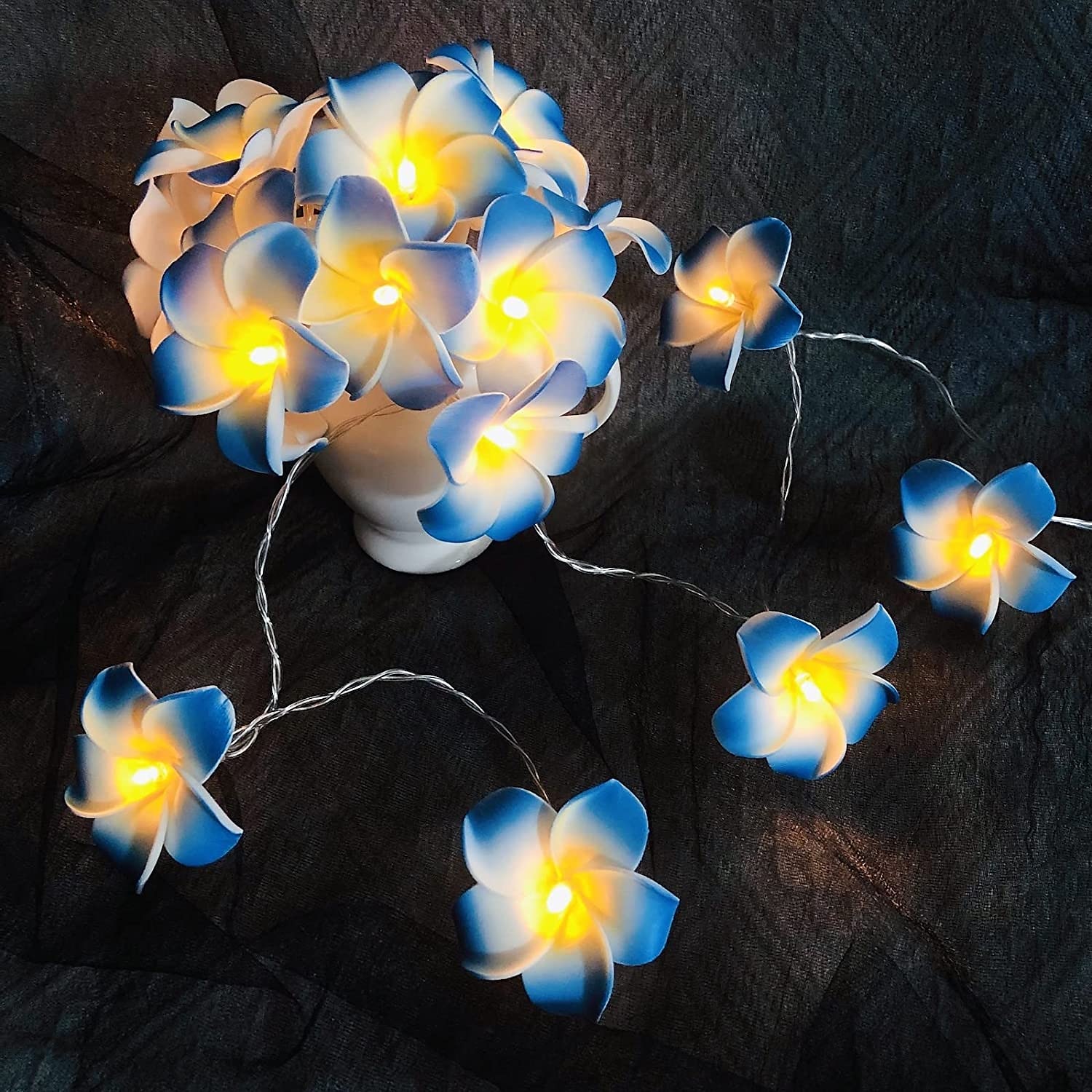 3m 20 led luci stringa di fiori luce frangipani per la decorazione domestica luce fata ghirlanda ghirlanda lampada da decorazione per feste di nozze all'aperto del 2025 a ₽1774.92 –P3