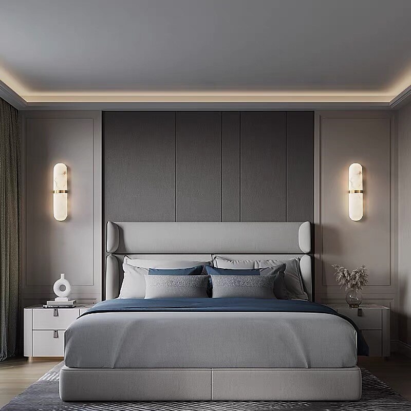 Modern Indoor Wall Lights Bedroom Dining Room Copper Wall Light 220-240V 20W LED Sconce Fixture Ideal for Home Lighting 2025 - $212.99 –P3