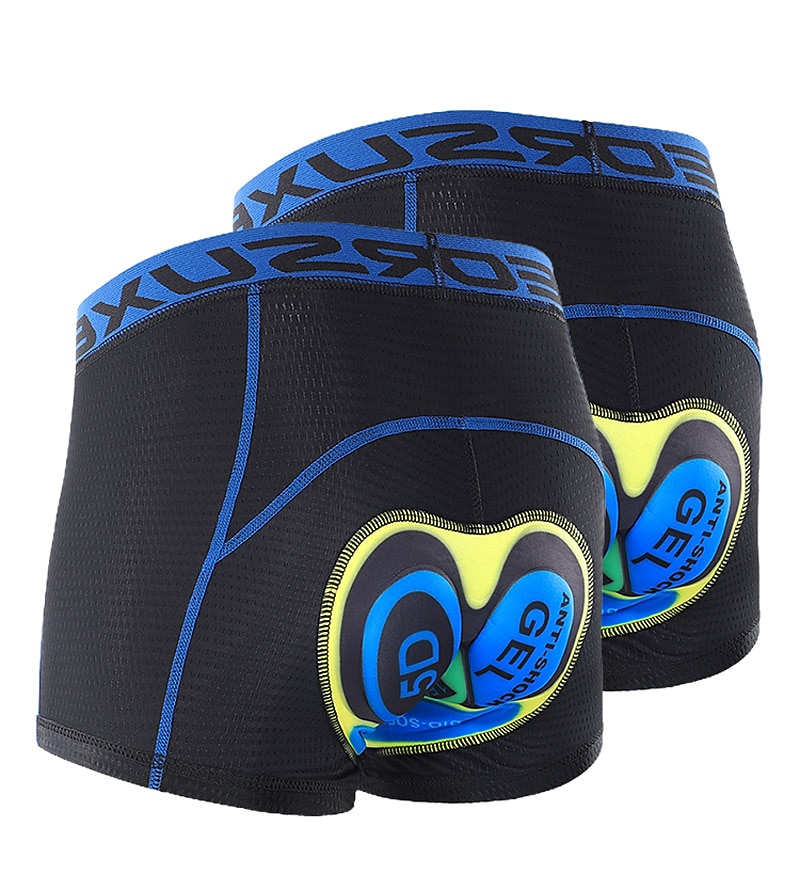 Męskie Jednokolorowe Bielizna rowerowa Rower Spodenki snowboardowe Kolarstwo górskie Kolarstwie szosowym Sport Wkładka 3D Kolarstwo Szybkie wysychanie Odprowadza wilgoć Żółty Czerwony Odzież Odzie 2026 - $28.99 –P3